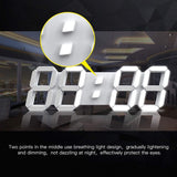 3D 15" LED Digital Wall Clock with Remote Control, Large Display 12/24H Date Temperature Snooze Adjustable Brightness Clock for Warehouse Office Home Living Room - Imported from UK