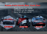 Kussla Front & Rear Inside 3 Channel  1080P Dash Cam, 3 Ways Triple Car Camera with Super Night Vision, G-Sensor, Loop Recording, WDR, Motion Detection, Parking Monitor - Imported from UK