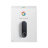 Google Nest NC5100GB Hello Wired Video Doorbell with 24/7 Streaming, HDR Video, HD Talk & Listen, Night Vision, Person Alerts (Made in Thailand) - Imported from UK