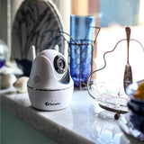 Swann Wi-Fi Pan & Tilt Security Camera, 1080p Full HD with Audio & Remote Control via App - Imported from UK