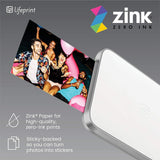 Lifeprint Zink Sticky Paper, Lifeprint Photo Paper 3x4.5 Sticky Back (1 Pack of 10 Sheets) - Imported from UK