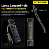 NITECORE EDC29 LUMINBLADE Tactical Flashlight, USB Type-C Rechargeable, Extremely Bright 6500 Lumens, 400m Range & 61 Hours Runtime LED Torch - Imported from UK