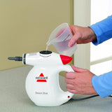 Bissell® Steam Shot Cleaner Handheld Hard Surface Cleaner with Natural Sanitization, Multi-Surface Tools Included to Remove Dirt Grime Grease & More - Imported from UK