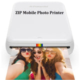 Polaroid ZIP Mobile Instant Photo Printer with 1 ZINK Photo Paper Pack, Zero Ink Printing Technology Compatible with iOS & Android Devices - Imported from UK