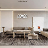 3D 15" LED Digital Wall Clock with Remote Control, Large Display 12/24H Date Temperature Snooze Adjustable Brightness Clock for Warehouse Office Home Living Room - Imported from UK