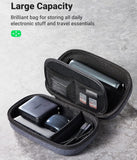 UGREEN Travel Accessories Bag, Portable Organizers Pouch Hard Case for Cable Charger Adapter Power Bank Hard Drive Earbuds Hub & More - Imported from UK