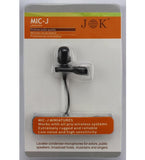 JK MIC-J 017 Lavalier Lapel Unidirectional Microphone - Imported from UK