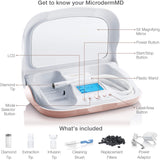 Trophy Skin MicrodermMD Professional Kit At-Home - Anti Aging, Acne Scars Treatment & Exfoliation - Contains Real Diamond and Pore Extractor Tips to Rejuvenate Skin in Pakistan