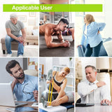 AUVON Dual Channel TENS EMS Unit, 24 Modes Muscle Stimulator for Pain Relief, Rechargeable TENS Machine Massager with 6 Pads, ABS Pads Holder, USB Cable & Dust-Proof Storage Bag - Imported from UK