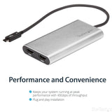 StarTech.com Thunderbolt 3 to Dual HDMI 2.0 Adapter - 4K 60Hz Dual Monitor TB3 HDMI Video Adapter - Thunderbolt 3 Certified for Mac & Windows (TB32HD24K60) - Imported from UK