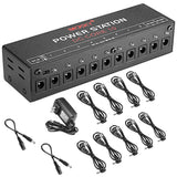 MOSKY AUDIO DC CORE 10 Guitar Effects Pedals Power Supply, Powers Effects Processors For 9V 12V or 18V PEDAL - Imported from UK