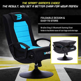 BraZen Pride 2.1 Bluetooth Surround Sound Gaming Chair with Speakers - Imported from UK