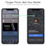 HidrateSpark PRO 21oz Smart Water Bottle, Insulated Stainless Steel, Tracks Water Intake with Bluetooth, LED Glow Reminder When You Need to Drink, Chug Lid - Imported from UK