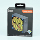 Divoom Timebox-Evo Pixel Art LED Bluetooth Speaker, App Control Smart Portable Wireless Speaker with Powerful Bass, Supports Alarm, Clock, Radio, Microphone - Imported from UK