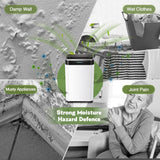 Pasapair 20L Dehumidifier with 6L Water Tank, Auto & Manual Drainage Function, Timer Function, Child-lock Function, Ultra Quiet Ideal for Removing Damp Mold Moisture from Basements, Home, Kitchen, Large Room, Bedroom, Garage - Imported from UK