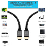 IBRA 2.1 HDMI Cable 8K Ultra High-Speed 48Gbps Lead Supports 8K/4K 4320p 1M - Imported from UK