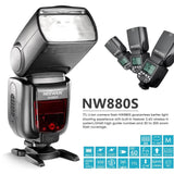 Neewer NW880s Camera  Flash Speedlite, 2.4G HSS 1/8000 HSS LCD Screens TTL GN60 Wireless Master Slave Flashlight for Sony A9 A7RIII A7III A7RII A7SII A7II A7R A7S A7 A6500 A6300 A6000 a77II RX10II/III/IV - Imported from UK