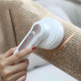 Amazon Lint Remover Rechargeable Electric Lint Remover Fabric Shaver with 3 Leaf Stainless Steel Blades & Removable Bin for Couch Blanket Curtain Socks Wool & More - Imported from UK