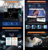 AUMUME 8-Core 4GB RAM+64GB ROM Android 14 Car Stereo GPS Sat Nav for AUDI A3/A4 7" DVD Player, Supports IPS Touch Screen Wireless CarPlay Android Auto DSP DAB+ Bluetooth 5.0 OBD2 WiFi - Imported from UK