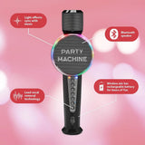Singing Machine Wireless Karaoke Microphone for Kids &amp; Adults, Portable Handheld Bluetooth Party Machine Mic with Speaker &amp; Voice Changer Effect - Imported from UK