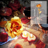 24K Golden Rose, Artificial Forever Rose with Gift Box for Friends, Christmas, Wedding Anniversary, Mother's Day, Valentine's Day - Imported from UK