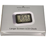 Precision Radio Controlled Large Screen LCD Wall or Desk Clock - Imported from UK