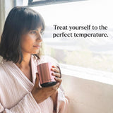 Ember Temperature Control Smart Mug 2, Rose Gold App-Controlled & Rechargeable Heated Coffee / Tea Mug with Intelligent LED Display, 1.5-hr Battery Life 295ml / 10oz - Imported from UK