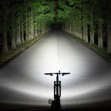 Bicycle Horn Lamp for Night Riding with Double T6 Lamp Beads, IPX4 Waterproof, USB Charging, 360° Rotating Bracket - Imported from UK