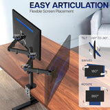 desk mount for 2 monitors