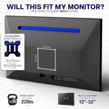 Monitor stand for VESA patterns