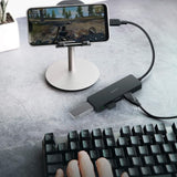 AUKEY USB C Hub, Ultra Slim with 4 USB 3.0 Data Ports - Imported from UK