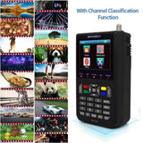 iBRAVEBOX V9 Finder, HD Satellite Finder DVB S2 Digital H.265 Full 1080P Built-In 3000MAh Battery 3.5" LCD Digital Display - Imported from UK