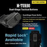 NITECORE EDC29 LUMINBLADE Tactical Flashlight, USB Type-C Rechargeable, Extremely Bright 6500 Lumens, 400m Range & 61 Hours Runtime LED Torch - Imported from UK
