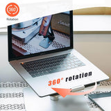 eono Essentials L Laptop Stand 360° Rotatable Elegant Stand with Exquisite Process Aluminum Alloy & Sturdy Construction - Imported from UK