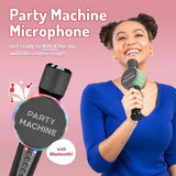 Singing Machine Wireless Karaoke Microphone for Kids &amp; Adults, Portable Handheld Bluetooth Party Machine Mic with Speaker &amp; Voice Changer Effect - Imported from UK