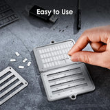 ELLIPAL Crypto Seed Phrase Backup, 316 Stainless Steel Metal Seed Phrase Storage with Lock Hole, 24 Words Backup, Compatible with BIP39 Hardware Wallets, Ledger, Trezor - Imported from UK