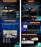 AUMUME 8-Core 4GB RAM+64GB ROM Android 14 Car Stereo GPS Sat Nav for AUDI A3/A4 7" DVD Player, Supports IPS Touch Screen Wireless CarPlay Android Auto DSP DAB+ Bluetooth 5.0 OBD2 WiFi - Imported from UK