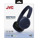 JVC Deep Bass Wireless Headphones, Bluetooth 5.2, Built-in EQ (Bass/Clear/Normal), Multi-Point Connection, Voice Assistant Compatible, 35 Hour Battery Life - Imported from UK