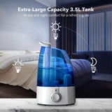 3.5L Ultrasonic cool mist humidifier