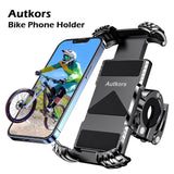 Autkors Adjustable Bike Phone Holder Mount, 360° Rotation Anti-Vibration Super Stable Bike Phone Mount Compatible with 4.7″ to 7.0″ Smartphones - Imported from UK