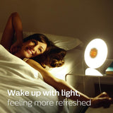 Philips Wake-up Light, Sunrise Simulation, 2 Natural Sounds, FM Radio & Bedside Lamp (Container Product Without Box) - Imported from UK