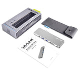 Wavlink WS-UHP3405M 7-in-1  Dual Thunderbolt-3 to USB HDMI Card Reader PD Charging Mini Docking Station for MacBook Pro - Imported from UK