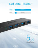 Anker 4-Port Ultra Slim USB 3.0 Data Hub A7516 - Imported from UK