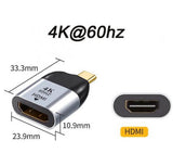 USB Type C to HDMI Converter HDTV Adapter 4K 60hz 1080p for Tablet Phone & Laptop - Imported from UK