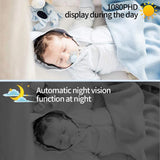 ABEDOE Video Baby Monitor 1080P 5" Color LCD with Camera, 2 Way Audio, Temperature Sensor, Lullaby
