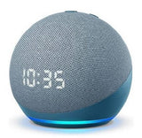 Amazon Echo Dot (5th Gen) with Clock, Vibrant Sound Smart Speaker with Alexa + Wi-Fi & Bluetooth, Great for Bedrooms, Dining rooms and Offices (Twilight Blue) - Imported from UK