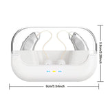 K&F Coptee ZF-M909 Rechargeable Multi-Function OTC Mini Digital BTE Silver Pair Noise Reduction Hearing Aid - Imported from UK