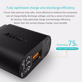 Aukey Qualcomm 3.0 USB Turbo Wall Quick Charge Travel Charger (UK PLUG) - Imported from UK