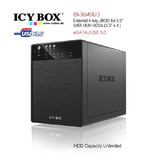 ICY BOX IB-3640SU3 External 4 Bay JBOD Enclosure for 3.5