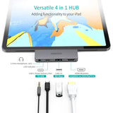CHOETECH 4-in-1 USB-C to HDMI Multiport Adapter - Imported from UK